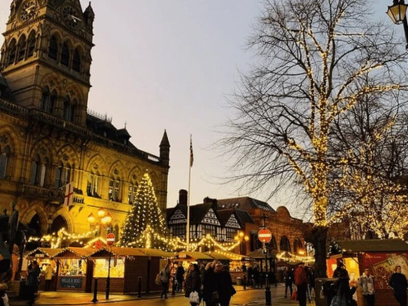 Cheshire Oaks and Chester Christmas Market, United Kingdom
