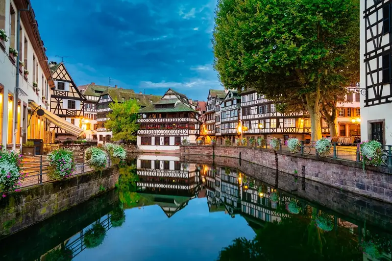 Rhine, Strasbourg and Heidelberg
